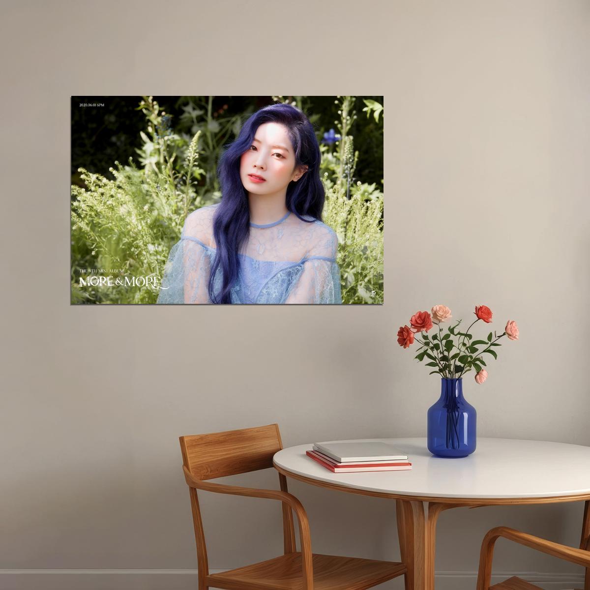 TWICE Dahyun MORE & MORE Album Concept Photo Poster Summer Wall Art Spring Garden Print Coquette Aesthetic Decor Female Girl Group Korean Fashion Idol