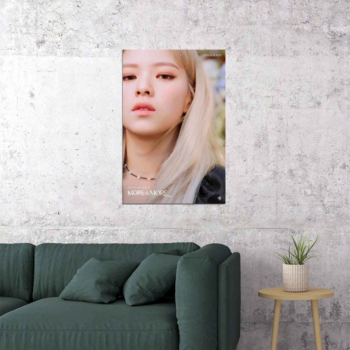 TWICE Jeongyeon MORE & MORE Album Concept Photo Summer Kpop Wall Art Spring Garden Print Coquette Aesthetic Decor Female Girl Group Korean Fashion Idol