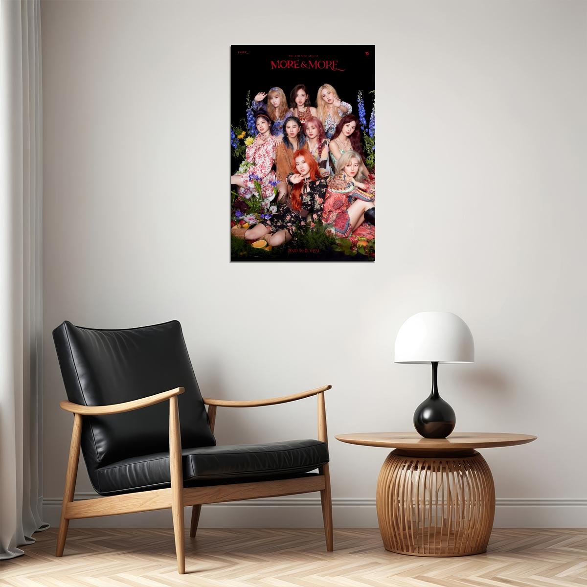 TWICE MORE & MORE Album Concept Group Photo Summer Kpop Wall Art Spring Garden Print Coquette Aesthetic Decor