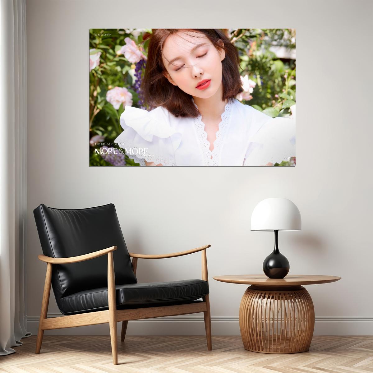 TWICE Nayeon MORE & MORE Album Concept Photo Poster Summer Wall Art Spring Garden Print Coquette Aesthetic Decor Female Girl Group Korean Fashion Idol