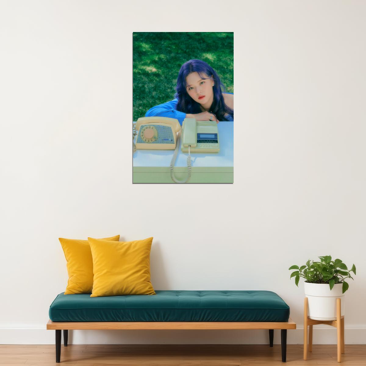 TWICE Jeongyeon BETWEEN 1&2 Album Concept Photo Summer Kpop Wall Art Y2k Retro Print Preppy Decor Aesthetic Kpop Wall Art Print For Living Room