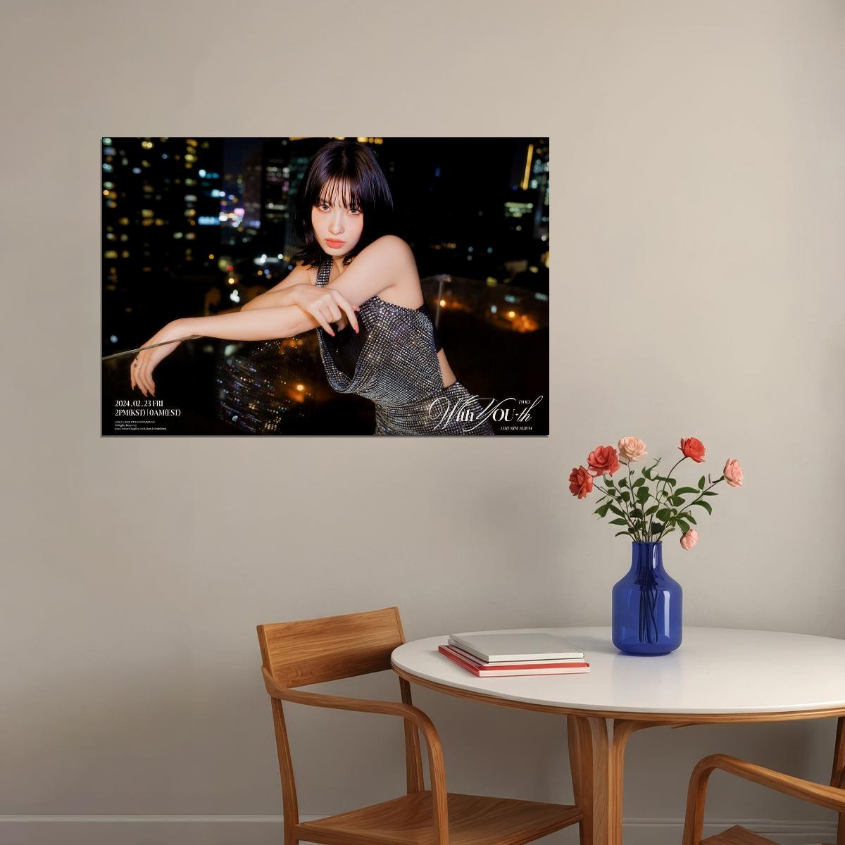 TWICE Momo With YOUth Album Concept Photo Music Poster K-Pop Aesthetic Kpop Female Girl Group Korean Fashion Idol Wall Art Print