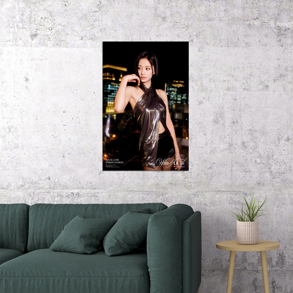 TWICE Tzuyu With YOUth Album Concept Photo Music Poster K-Pop Aesthetic Kpop Female Girl Group Korean Fashion Idol Wall Art Print