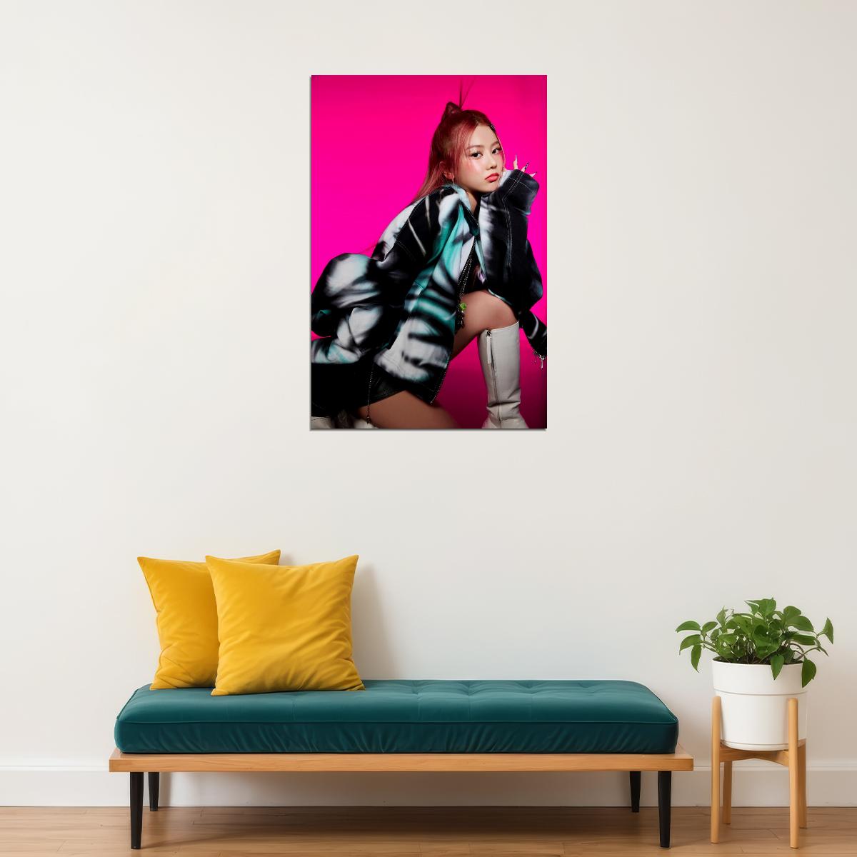 XG Hinata SHOOTING STAR Photo K-pop Music Poster Y2K Neo Futurism Aesthetic Female Cyber Kpop Idol Fashion Print Trendy Kpop Girl Group Wall Art