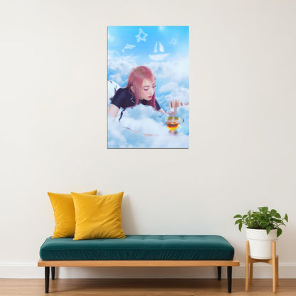 XG Hinata SHOOTING STAR Photo Y2k Kpop Poster McBling Aesthetic Japanese Idol Fashion Print Viral Kpop Girl Group Wall Art