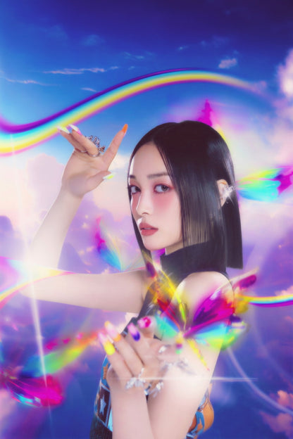 XG Jurin SHOOTING STAR Photo Y2k Kpop Poster McBling Aesthetic Japanese Idol Fashion Print Viral Kpop Girl Group Wall Art - xonomax