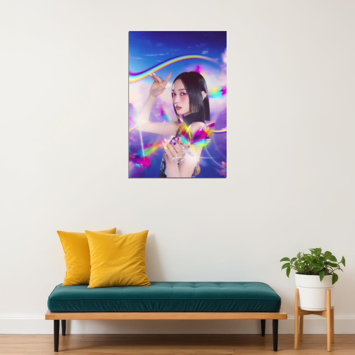 XG Jurin SHOOTING STAR Photo Y2k Kpop Poster McBling Aesthetic Japanese Idol Fashion Print Viral Kpop Girl Group Wall Art - xonomax