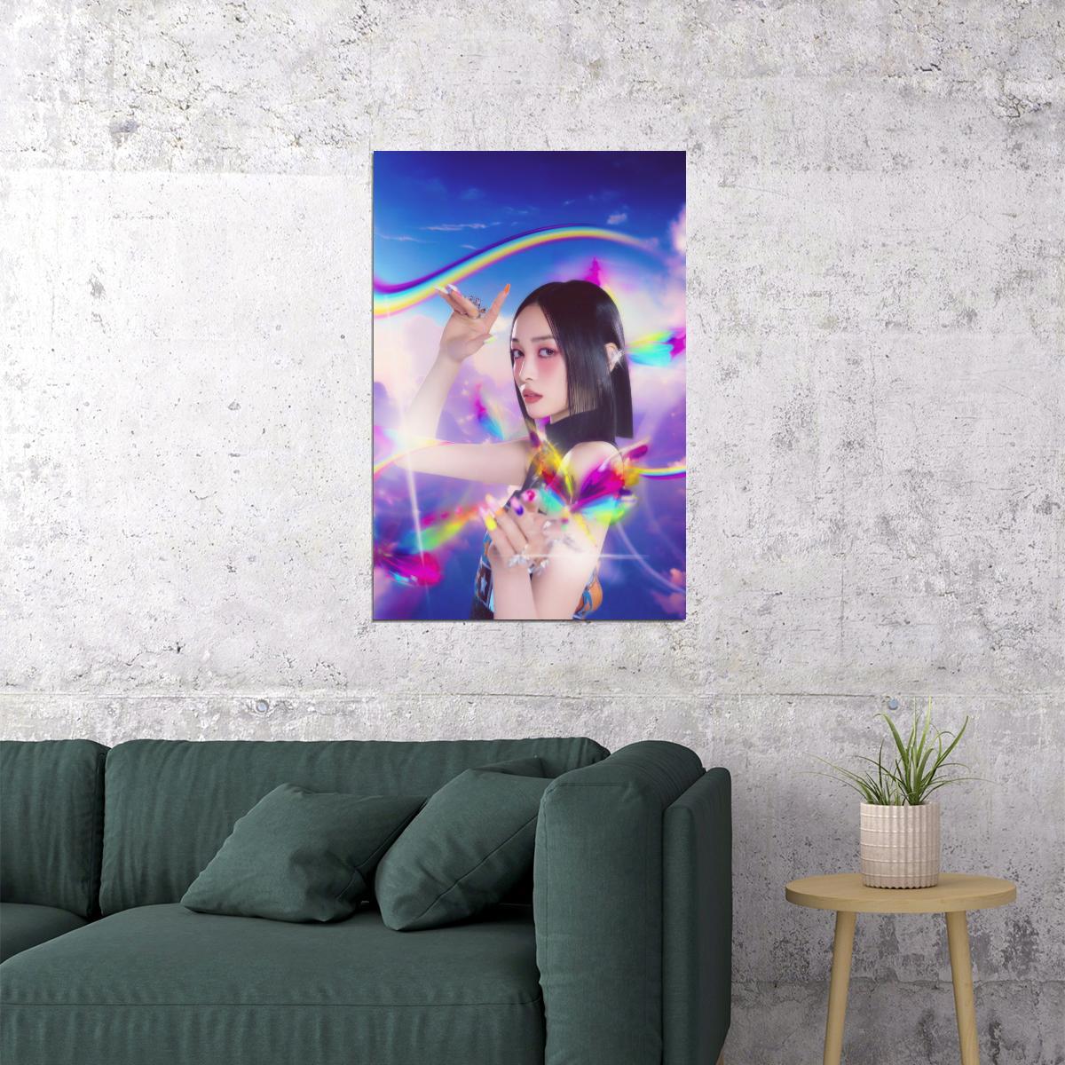 XG Jurin SHOOTING STAR Photo Y2k Kpop Poster McBling Aesthetic Japanese Idol Fashion Print Viral Kpop Girl Group Wall Art - xonomax