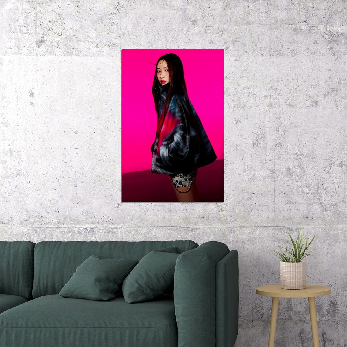 XG Maya SHOOTING STAR Photo K-pop Music Poster Y2K Neo Futurism Aesthetic Female Cyber Kpop Idol Fashion Print Trendy Kpop Girl Group Wall Art