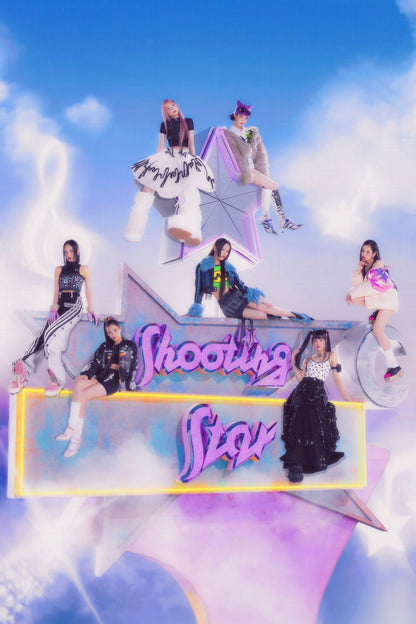 XG SHOOTING STAR Single Teaser Photo Y2k Kpop Poster McBling Aesthetic Jurin Chisa Hinata Harvey Juria Maya Cocona Group Photo