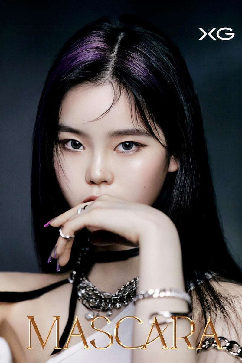XG Cocona MASCARA Concept Photo Music Poster K-Pop Aesthetic Japanese Female Girl Group Korean Fashion Idol Wall Art Print - xonomax
