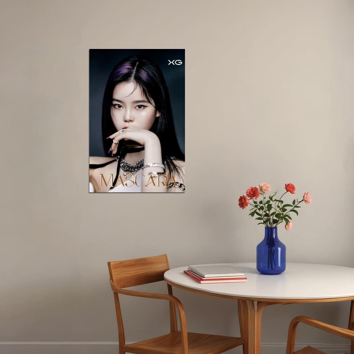 XG Cocona MASCARA Concept Photo Music Poster K-Pop Aesthetic Japanese Female Girl Group Korean Fashion Idol Wall Art Print - xonomax