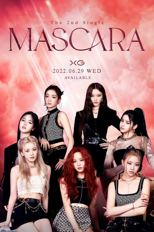 XG Group MASCARA Concept Photo Music Poster K-Pop Aesthetic Japanese Female Girl Group Korean Fashion Idol Wall Art Print