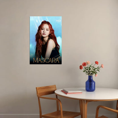 XG Juria MASCARA Concept Photo Music Poster K-Pop Aesthetic Japanese Female Girl Group Korean Fashion Idol Wall Art Print