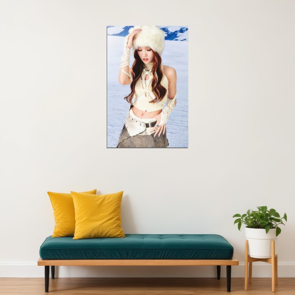 XG Chisa WINTER WITHOUT YOU Teaser Photo Music Poster K-Pop Aesthetic Japanese Female Girl Group Korean Fashion Idol Wall Art Print