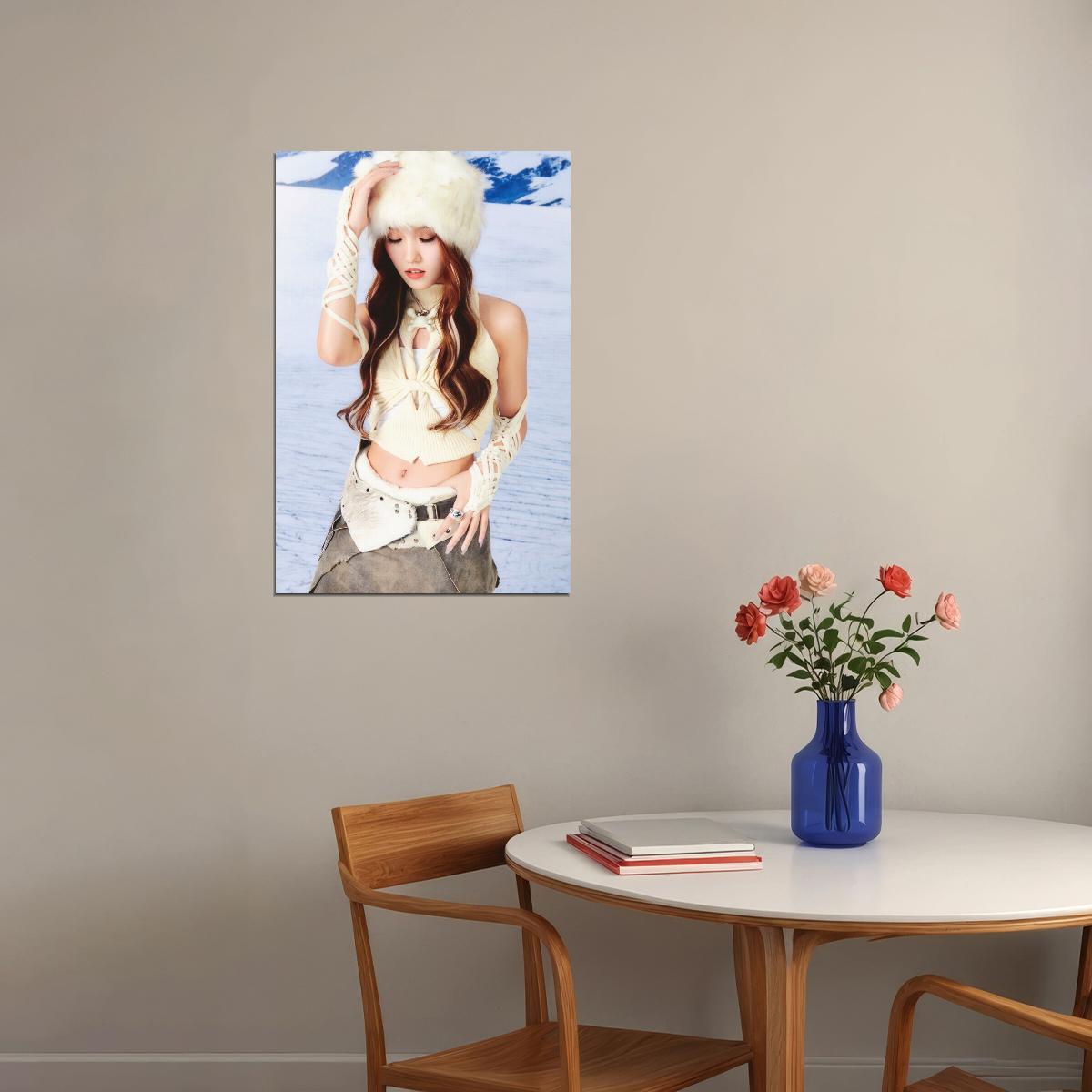 XG Chisa WINTER WITHOUT YOU Teaser Photo Music Poster K-Pop Aesthetic Japanese Female Girl Group Korean Fashion Idol Wall Art Print