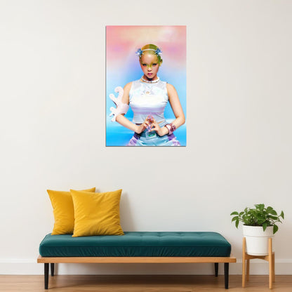 XG Cocona IYKYK Concept Photo K-pop Music Poster Y2K Neo Futurism Aesthetic Female Cyber Kpop Idol Fashion Print Trendy Kpop Girl Group Wall Art - xonomax