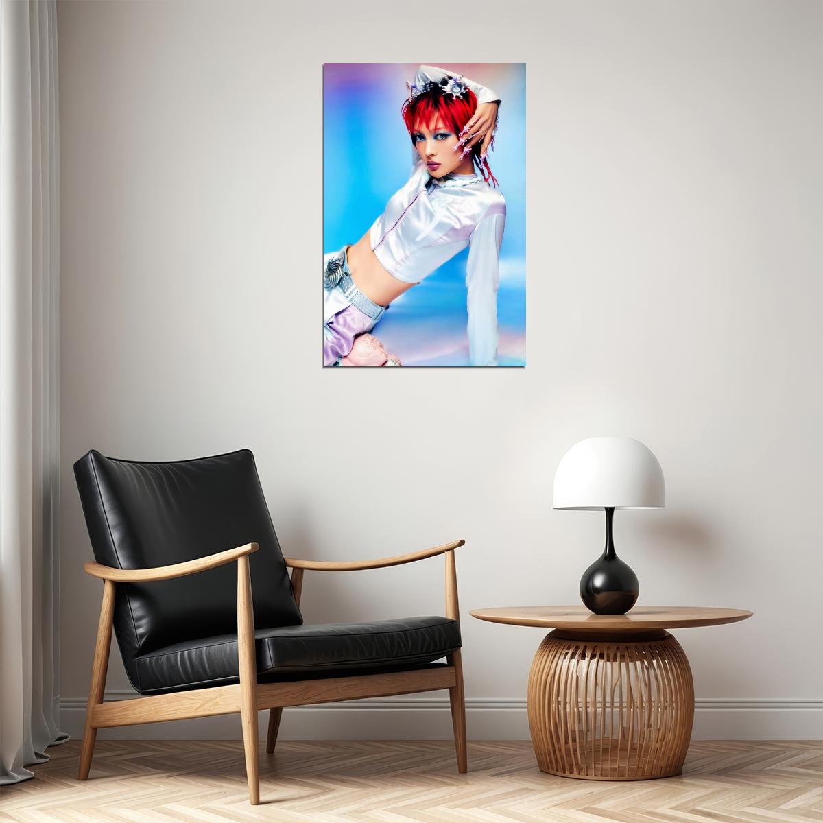 XG Jurin IYKYK Concept Photo K-pop Music Poster Y2K Neo Futurism Aesthetic Female Cyber Kpop Idol Fashion Print Trendy Kpop Girl Group Wall Art