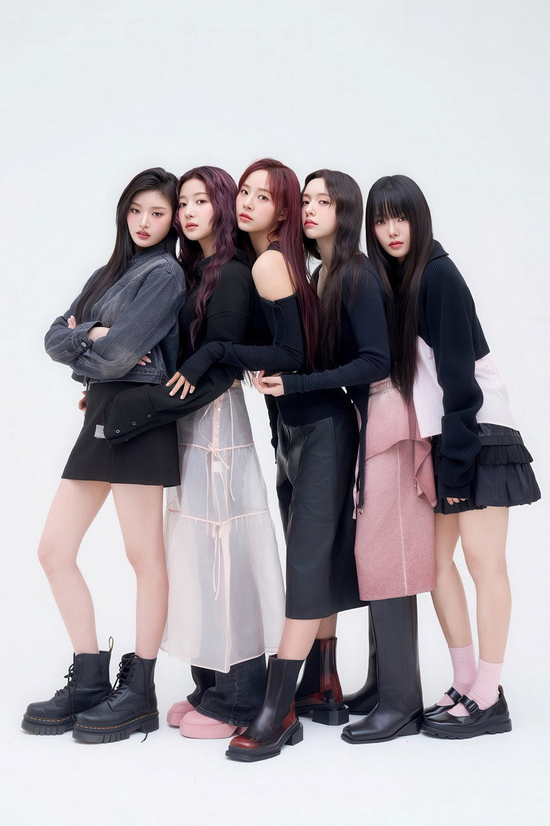 FIFTY FIFTY Photo Music Poster K-Pop Home Decor For Living Room Aesthetic Kpop Female Girl Group Korean Fashion Idol Wall Art Print - xonomax