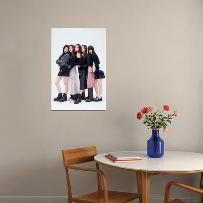FIFTY FIFTY Photo Music Poster K-Pop Home Decor For Living Room Aesthetic Kpop Female Girl Group Korean Fashion Idol Wall Art Print - xonomax