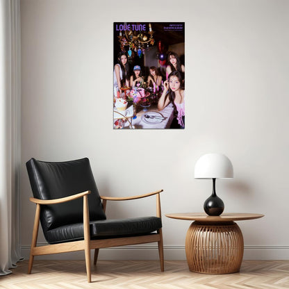 FIFTY FIFTY Photo Music Poster K-Pop Home Decor For Living Room Aesthetic Kpop Female Girl Group Korean Fashion Idol Wall Art Print - xonomax