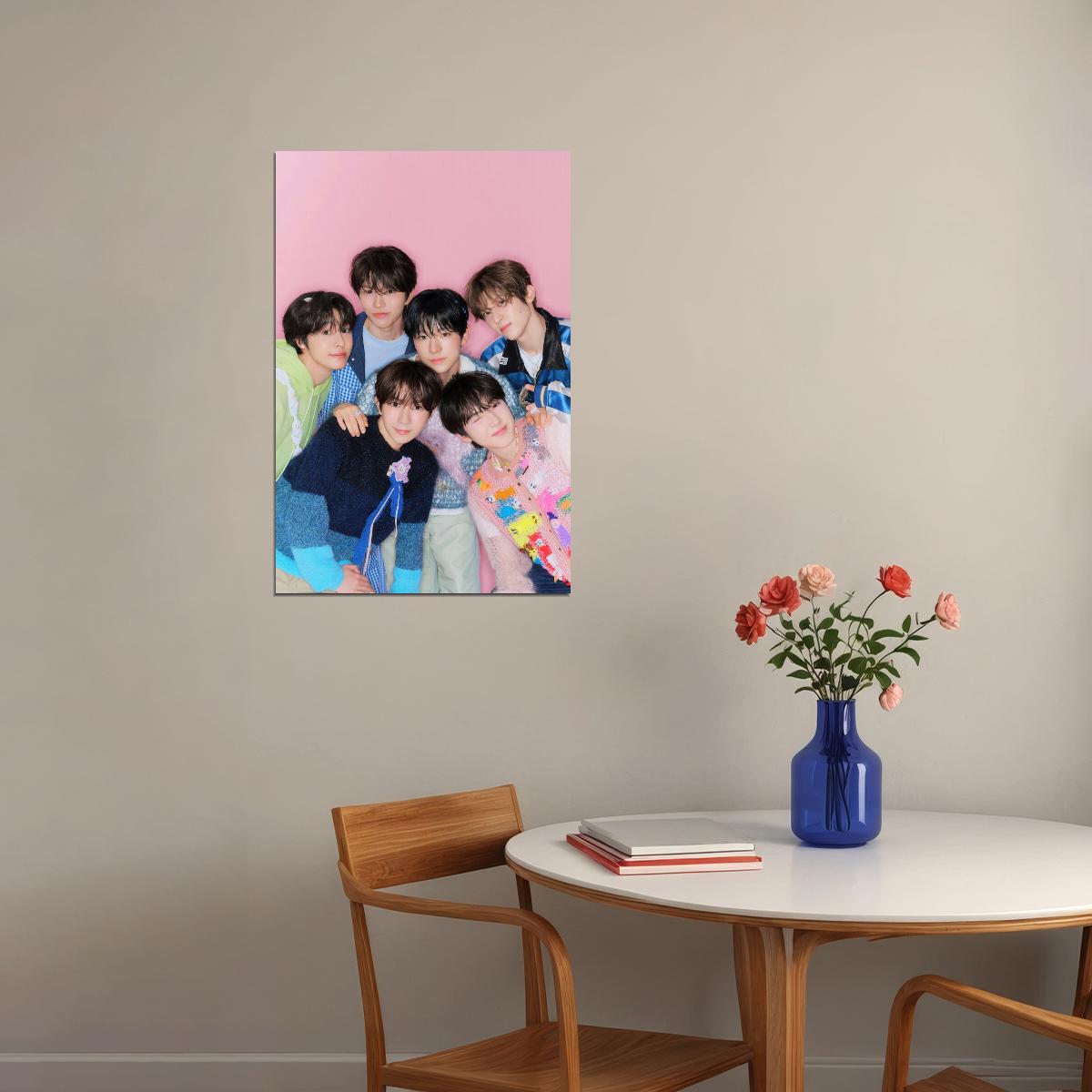 NCT WISH Photo Poster K-Pop Boy Band Group Portrait Cozy Aesthetic Music Poster Wall Art Print Home Decor Photocard Style Gift for Fans