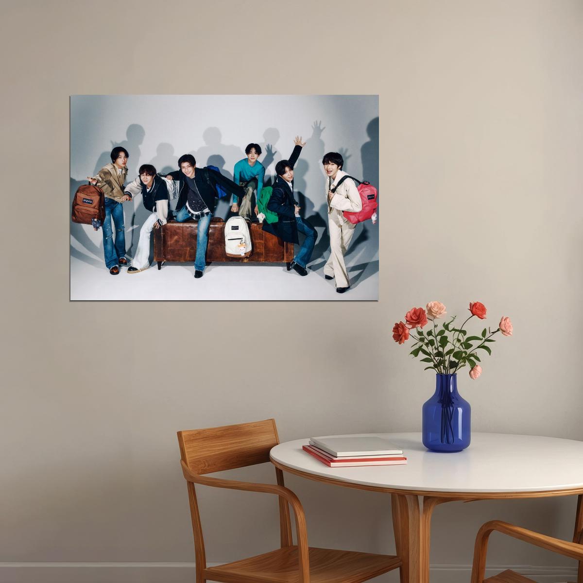 NCT WISH K-Pop Boy Band Traveling Theme Adventure Aesthetic Music Poster Wall Art Print Collectible Home Decor For Living Room Collectible - xonomax