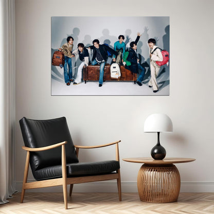 NCT WISH K-Pop Boy Band Traveling Theme Adventure Aesthetic Music Poster Wall Art Print Collectible Home Decor For Living Room Collectible - xonomax