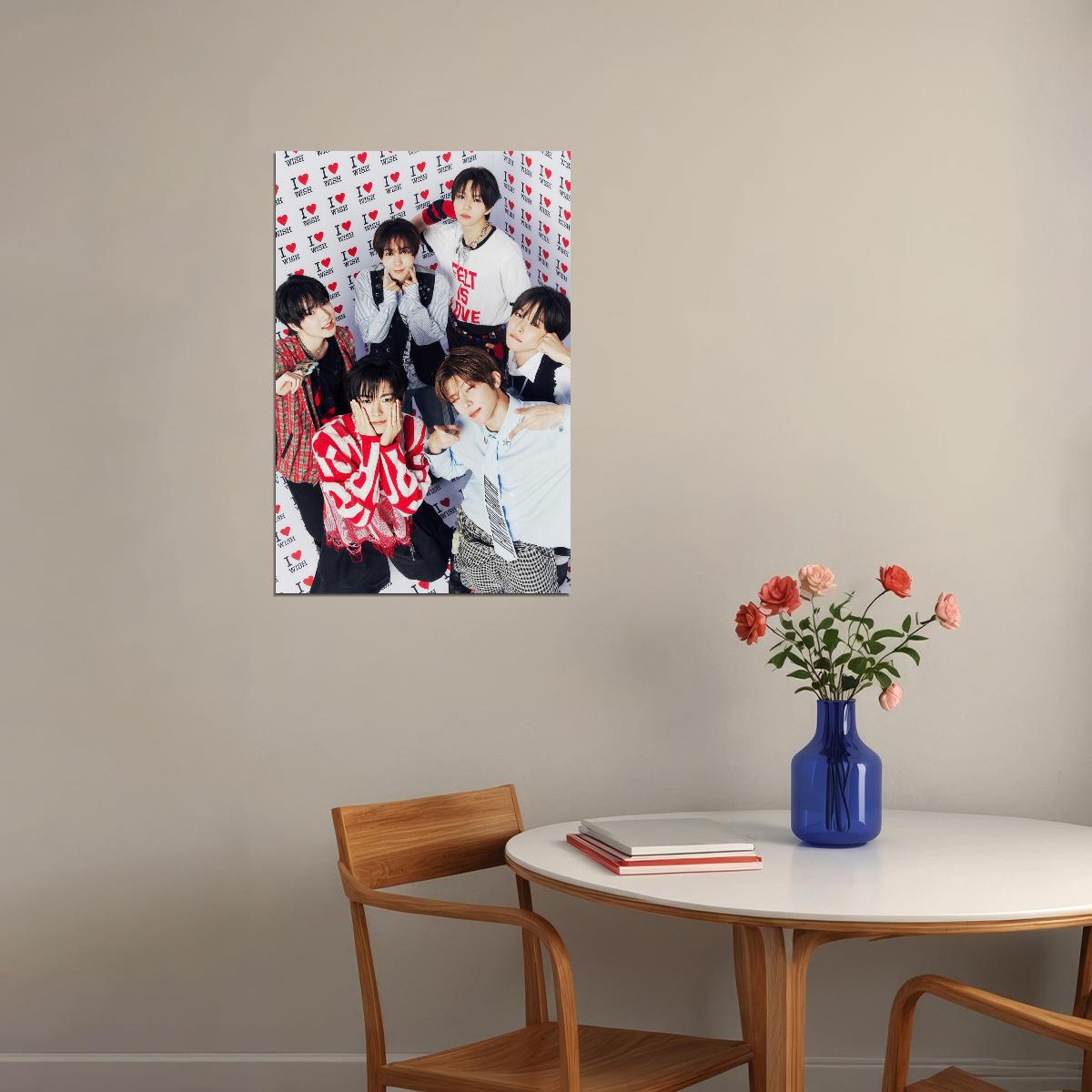 NCT WISH K-Pop Boy Band Group Selfie Fansign Event Fun Moments Music Poster Wall Art Print Collectible Home Decor For Living Room Collectible