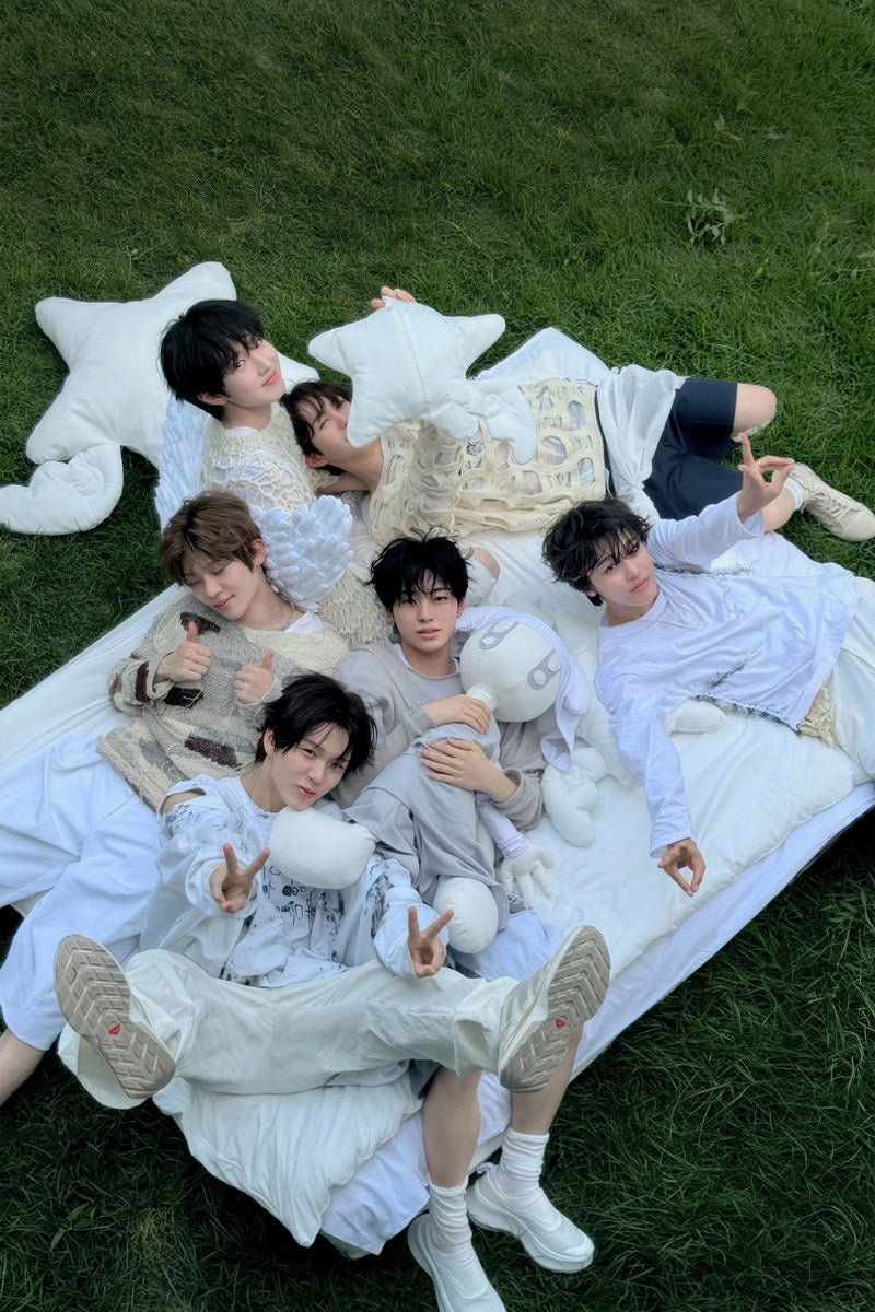 NCT WISH Steady Concept Photo Music Poster K-Pop Boy Band Print Group Shot Cute Aesthetic Wall Art Home Decor For Living Room Gift for Fans - xonomax