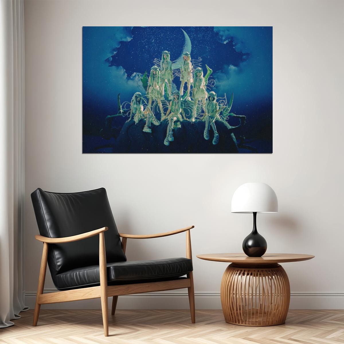 XG Howling Group Photo Poster Awe Album Concept Image K-Pop Home Decor Whimsical Aesthetic Japanese Female Girl Group Korean Fashion J-Pop Idol Wall Art Print - xonomax
