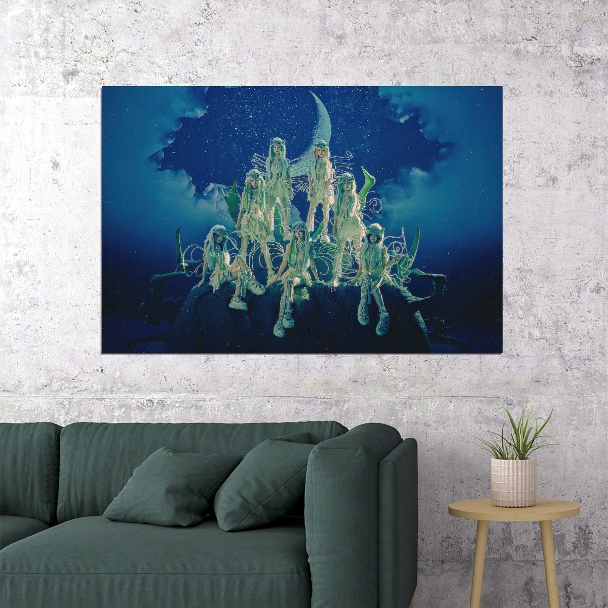 XG Howling Group Photo Poster Awe Album Concept Image K-Pop Home Decor Whimsical Aesthetic Japanese Female Girl Group Korean Fashion J-Pop Idol Wall Art Print - xonomax