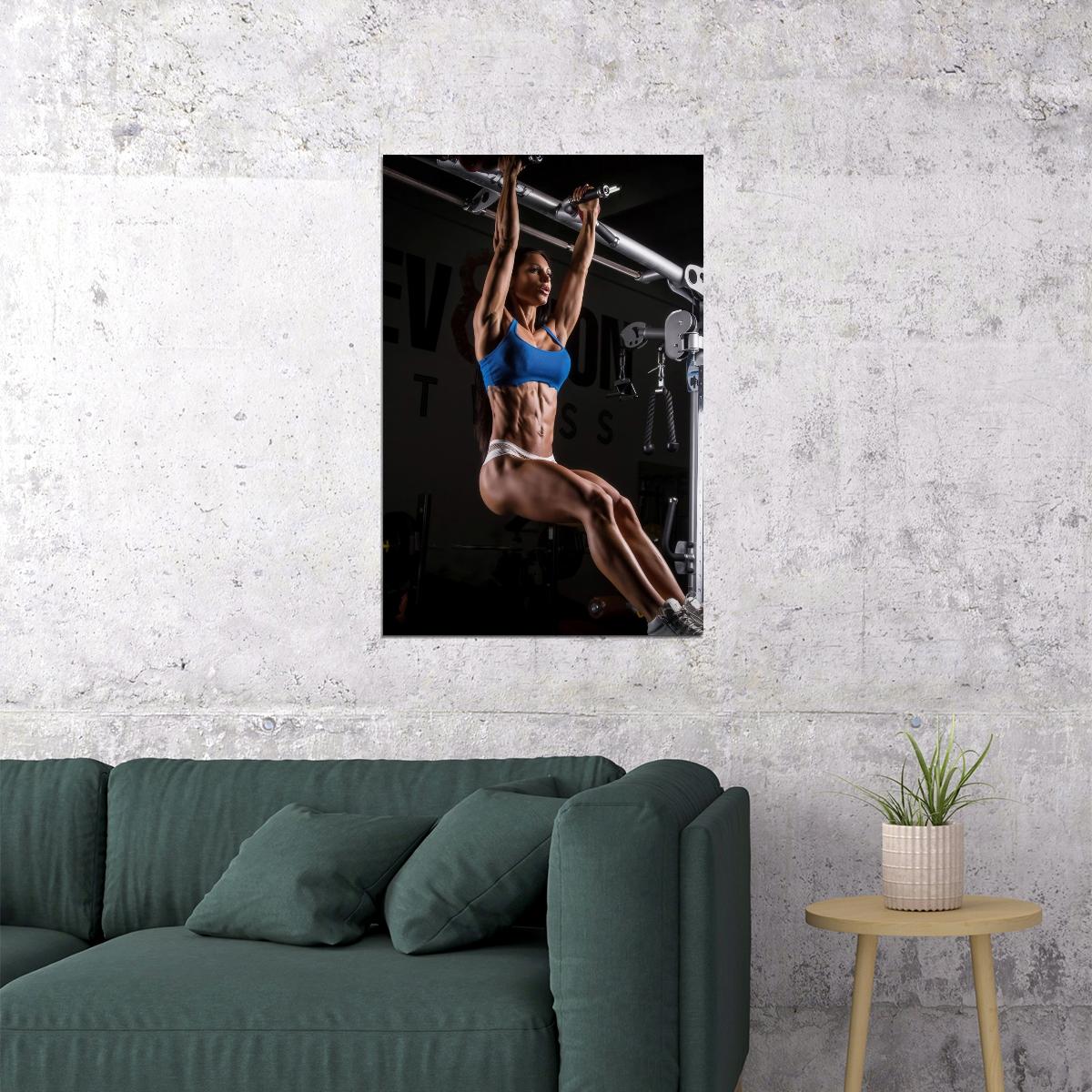 Anita Herbert Hot Fitness Model Poster Gym Motivational Wall Art Sexy Inspirational Workout Room Decor Aesthetic Sports Print Exercise Wall Decor Athletic Icon HD Photo Print