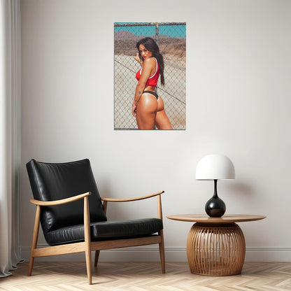 Brittany Coutu Hot Fitness Model Poster Sexy Bikini Wall Art Inspirational Workout Room Decor Aesthetic Sports Print Gym Motivational Wall Decor Athletic Icon HD Photo Print - xonomax