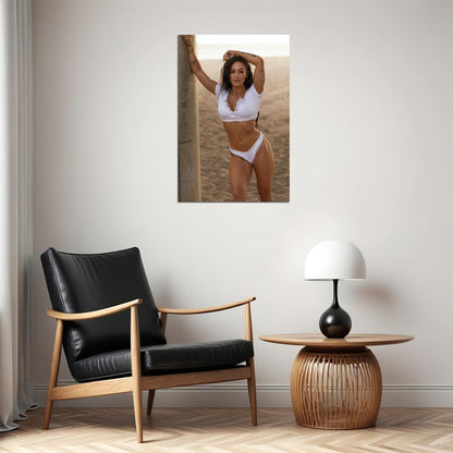 Brittany Coutu Hot Fitness Model Poster Sexy Bikini Wall Art Inspirational Workout Room Decor Aesthetic Sports Print Gym Motivational Wall Decor Athletic Icon HD Photo Print - xonomax