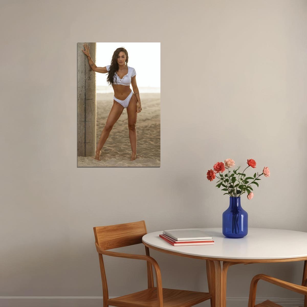 Brittany Coutu Hot Fitness Model Poster Sexy Bikini Wall Art Inspirational Workout Room Decor Aesthetic Sports Print Gym Motivational Wall Decor Athletic Icon HD Photo Print - xonomax