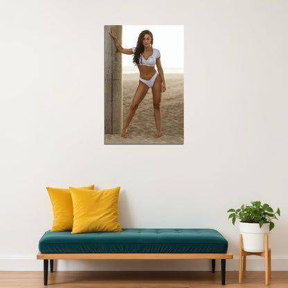 Brittany Coutu Hot Fitness Model Poster Sexy Bikini Wall Art Inspirational Workout Room Decor Aesthetic Sports Print Gym Motivational Wall Decor Athletic Icon HD Photo Print - xonomax