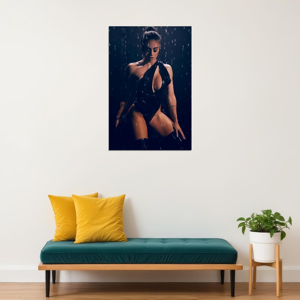 Brittany Coutu Hot Fitness Model Poster Sexy Female Wall Art Inspirational Workout Room Decor Aesthetic Sports Print Gym Motivational Wall Decor Athletic Icon HD Photo Print - xonomax