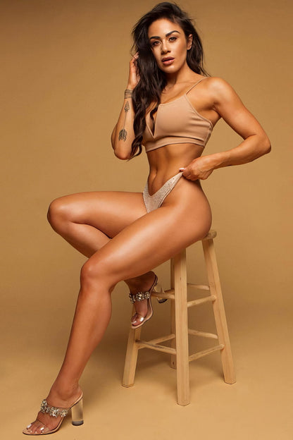 Brittany Coutu Hot Fitness Model Poster Sexy Female Wall Art Inspirational Workout Room Decor Aesthetic Sports Print Gym Motivational Wall Decor Athletic Icon HD Photo Print - xonomax