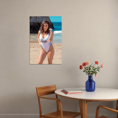Brittany Coutu Hot Fitness Model Poster Sexy Female Wall Art Inspirational Workout Room Decor Aesthetic Sports Print Gym Motivational Wall Decor Athletic Icon HD Photo Print - xonomax