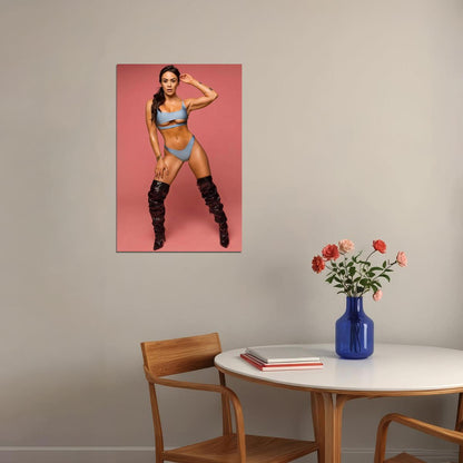 Brittany Coutu Hot Fitness Model Poster Sexy Female Wall Art Inspirational Workout Room Decor Aesthetic Sports Print Gym Motivational Wall Decor Athletic Icon HD Photo Print - xonomax