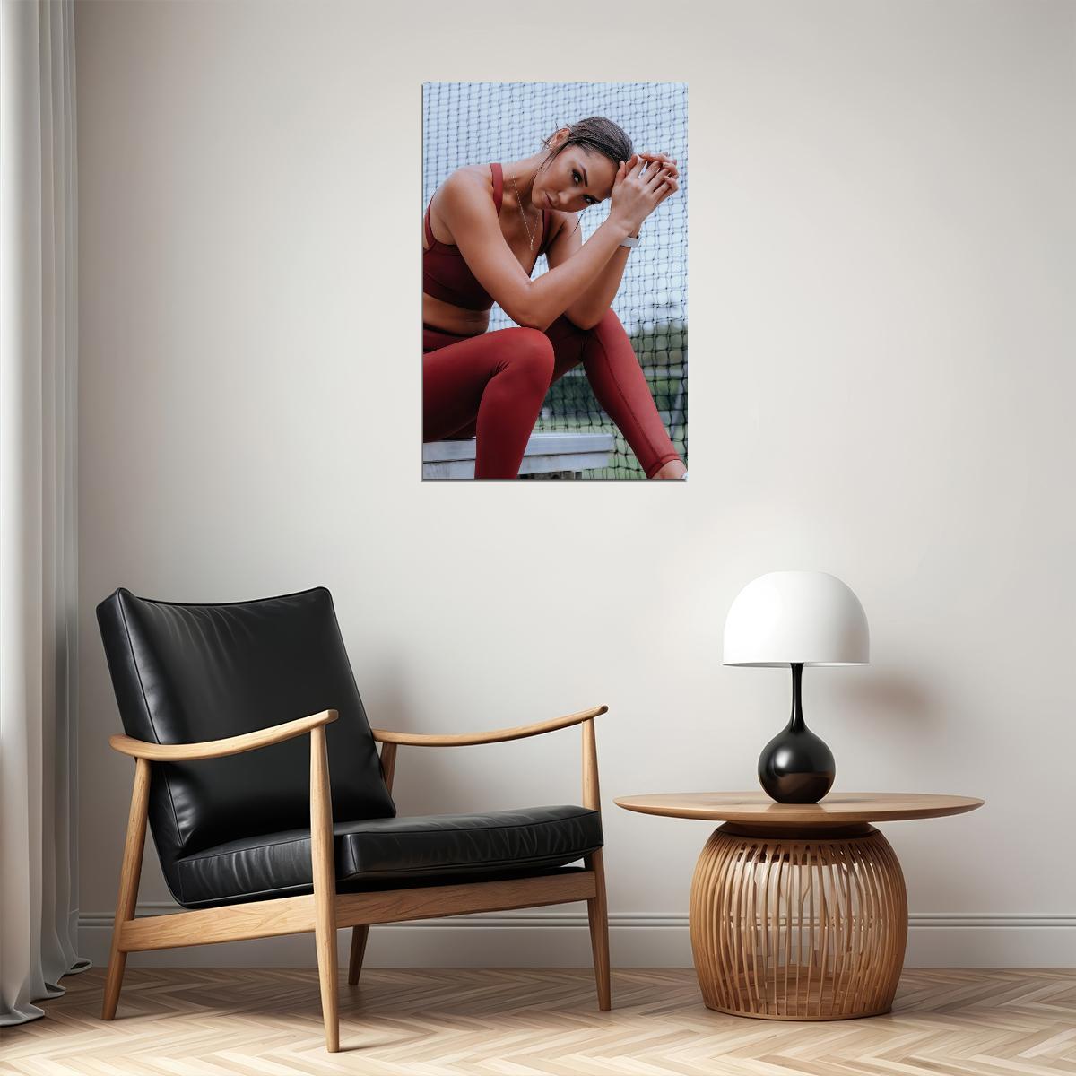 Chontel Duncan Hot Fitness Model Poster Motivational Icon Wall Art Inspirational Workout Room Decor Aesthetic Sports Print Gym Wall Decor Athletic Icon HD Photo Print