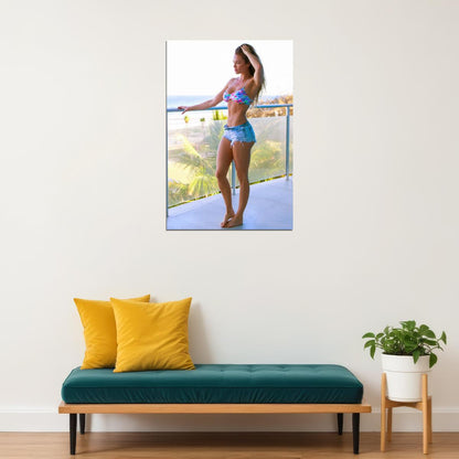 Emily Skye Hot Fitness Model Poster Sexy Female Wall Art Inspirational Workout Room Decor Aesthetic Sports Print Gym Motivational Wall Decor Athletic Icon HD Photo Print - xonomax