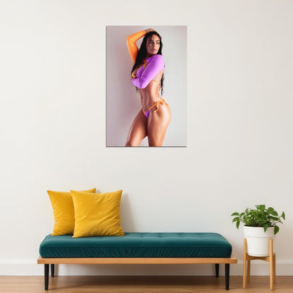 Emily Skye Hot Fitness Model Poster Sexy Bikini Wall Art Inspirational Workout Room Decor Aesthetic Sports Print Gym Motivational Wall Decor Athletic Icon HD Photo Print - xonomax