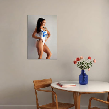 Emily Skye Hot Fitness Model Poster Sexy Bikini Wall Art Inspirational Workout Room Decor Aesthetic Sports Print Gym Motivational Wall Decor Athletic Icon HD Photo Print - xonomax