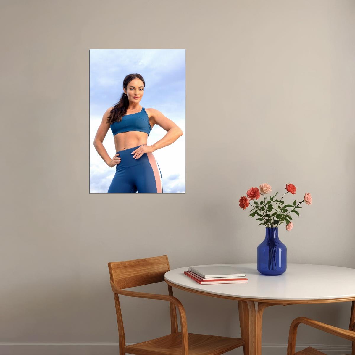 Emily Skye Hot Fitness Model Poster Motivational Icon Wall Art Inspirational Workout Room Decor Aesthetic Sports Print Gym Wall Decor Athletic Icon HD Photo Print