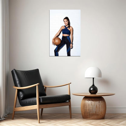 Kayla Itsines Hot Fitness Model Poster Gym Icon Motivational Wall Art Inspirational Workout Room Decor Aesthetic Sports Print Exercise Wall Decor Athletic Icon HD Photo Print