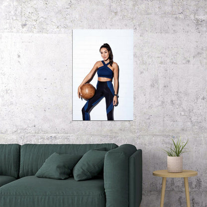 Kayla Itsines Hot Fitness Model Poster Gym Icon Motivational Wall Art Inspirational Workout Room Decor Aesthetic Sports Print Exercise Wall Decor Athletic Icon HD Photo Print