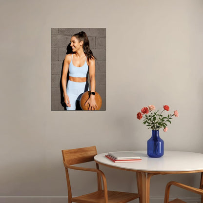 Kayla Itsines Hot Fitness Model Poster Gym Icon Motivational Wall Art Inspirational Workout Room Decor Aesthetic Sports Print Exercise Wall Decor Athletic Icon HD Photo Print