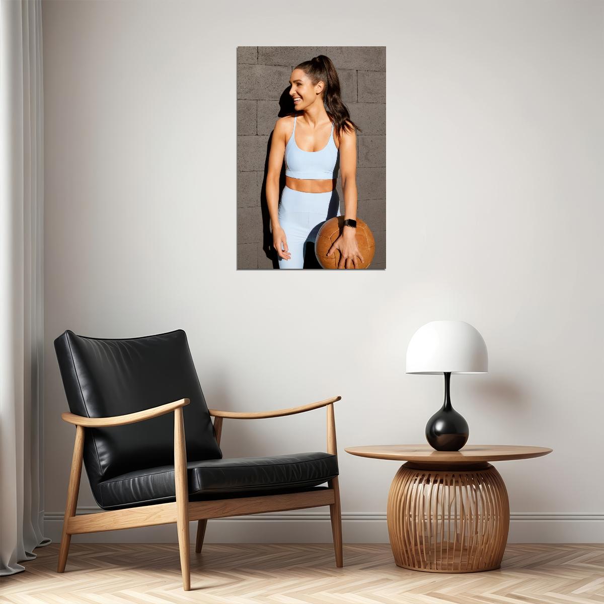 Kayla Itsines Hot Fitness Model Poster Gym Icon Motivational Wall Art Inspirational Workout Room Decor Aesthetic Sports Print Exercise Wall Decor Athletic Icon HD Photo Print